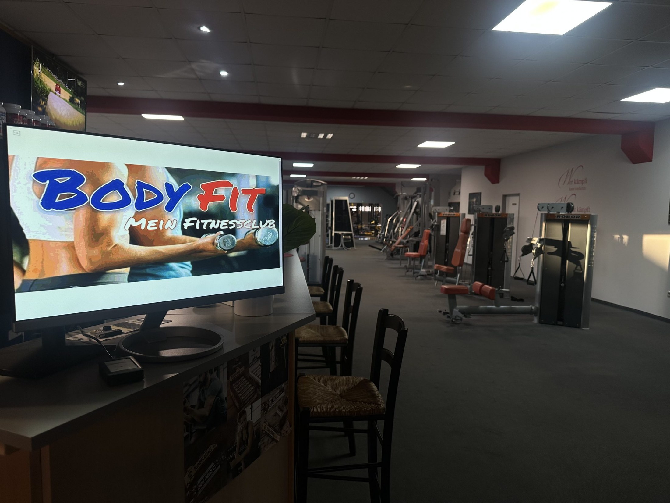 Studio und Trainingsfläche